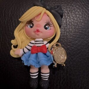 Hand Crafted Clay Figurines/ size 2.5/in